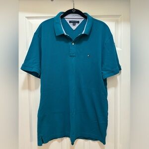 Tommy Hilfiger polo XL teal